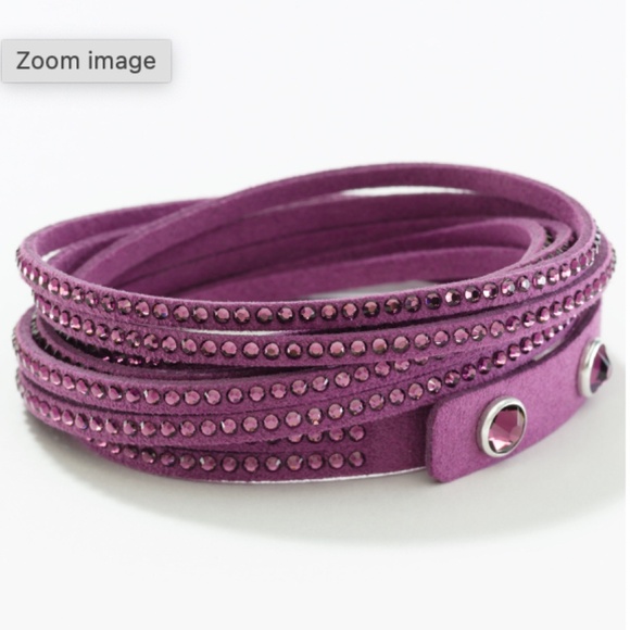 Swarovski Touchstone Wrap-Star Bracelet Amethyst - Picture 3 of 6